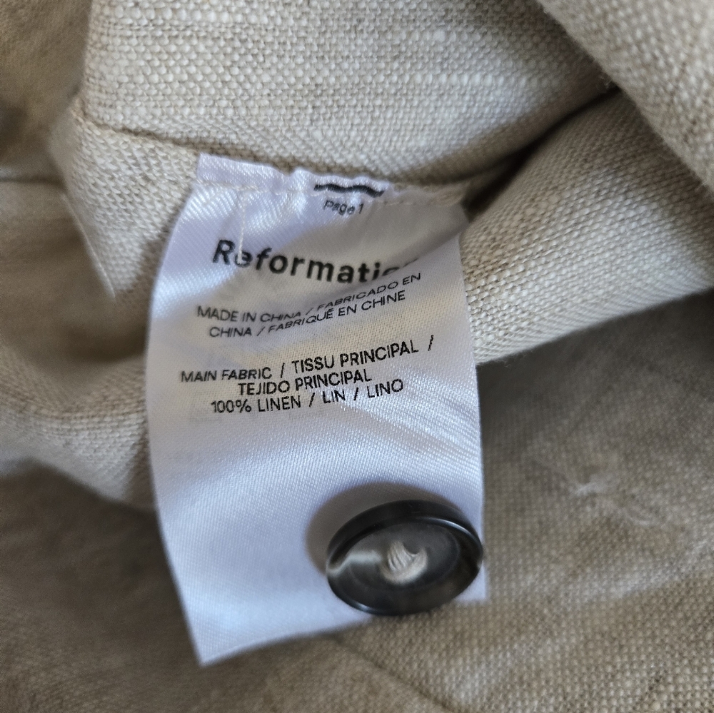 Reformation Beige Maxi Skirt with Front Slit - Picture 12 of 12